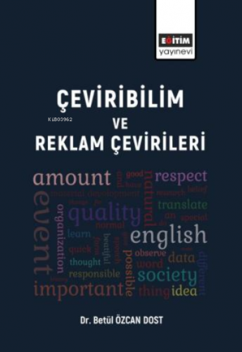 Çeviribilim Ve Reklam Çevirileri | Betül Özcan Dost | Eğitim Yayınevi 