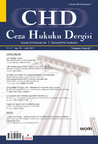 Ceza Hukuku Dergisi Sayı: 50 – Aralık 2022 | Veli Özer Özbek | Seçkin 