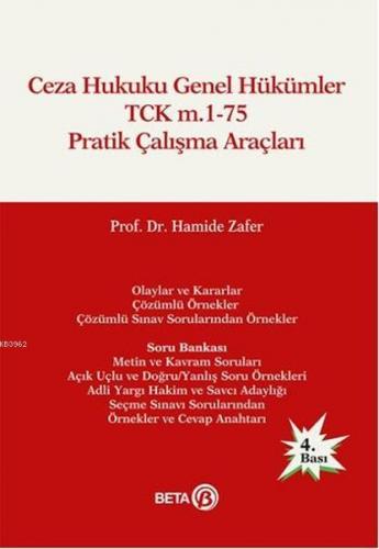 Ceza Hukuku Genel Hükümler TCK m.1-75 Pratik Çalışma Araçları | Hamide