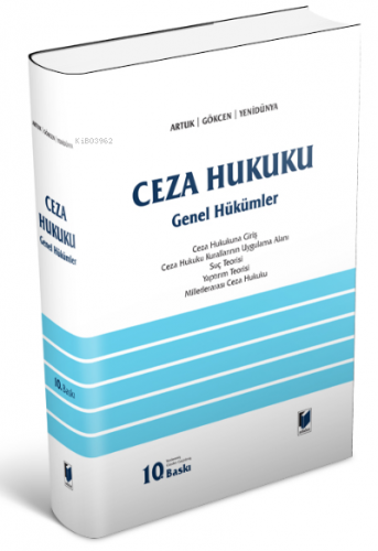 Ceza Hukuku Genel Hükümler | Ahmet Gökcen | Adalet Yayınevi