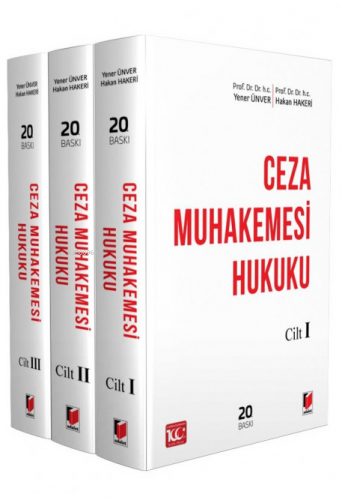 Ceza Muhakemesi Hukuku (3 Cilt) | Hakan Hakeri | Adalet Yayınevi