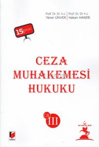 Ceza Muhakemesi Hukuku ( 3 Cilt ) | Hakan Hakeri | Adalet Yayınevi