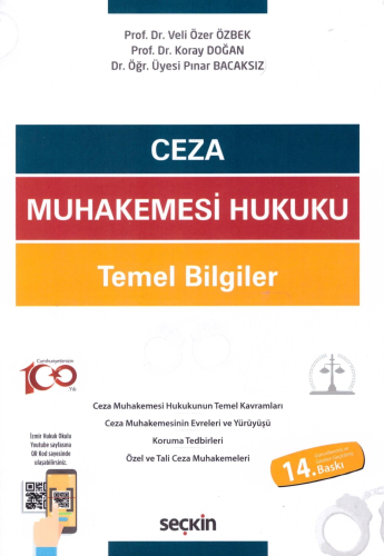 Ceza Muhakemesi Hukuku Temel Bilgiler | Veli Özer Özbek | Seçkin Yayın