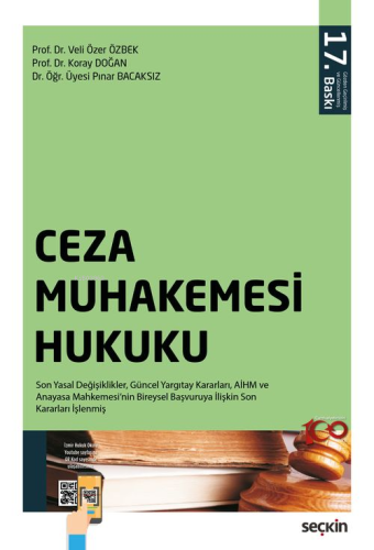 Ceza Muhakemesi Hukuku | Veli Özer Özbek | Seçkin Yayıncılık