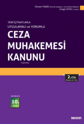 Ceza Muhakemesi Kanunu (2 cilt) | Cengiz Otacı | Seçkin Yayıncılık