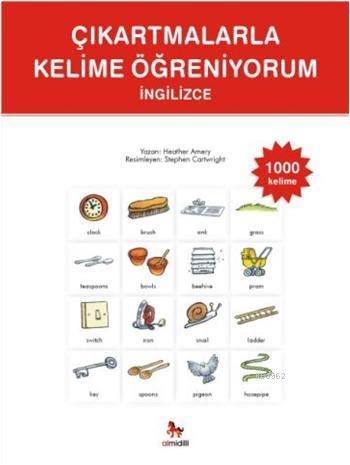 Çıkartmalarla Kelime Öğreniyorum İngilizce-1000 Kelime | Heather Amery