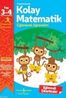 Çıkartmalarla Kolay Matematik (3-4 Yaş); Eğlenerek Öğrenelim | Jo Cham