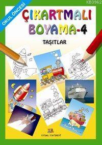 Çıkartmalı Boyama -Taşıtlar | Ramazan Fatih Uysal | Uysal Yayınevi