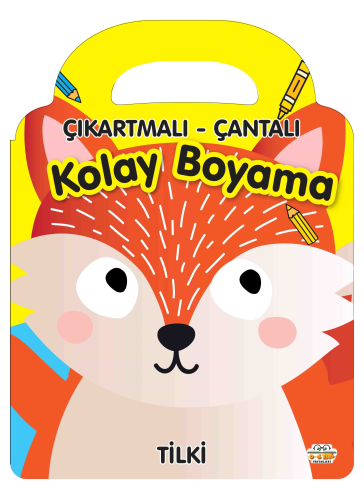 Çıkartmalı Çantalı Kolay Boyama - Tilki | Barbaros Özcan | 0-6 Yaş Yay