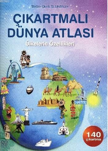 Çıkartmalı Dünya Atlası; Ülkelerin Özellikleri | Alice Pearcey | 1001 