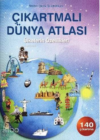 Çıkartmalı Dünya Atlası; Ülkelerin Özellikleri | Alice Pearcey | 1001 