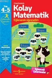 Çıkartmalı Kolay Matematik (4-5 Yaş); Eğlenerek Öğrenelim | Jo Chamber