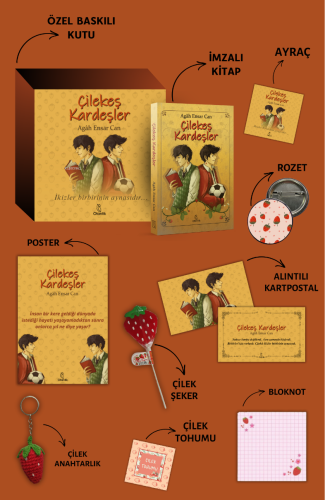 Çilekeş Kardeşler Özel Kutulu Set | Agah Ensar Can | Otantik Kitap