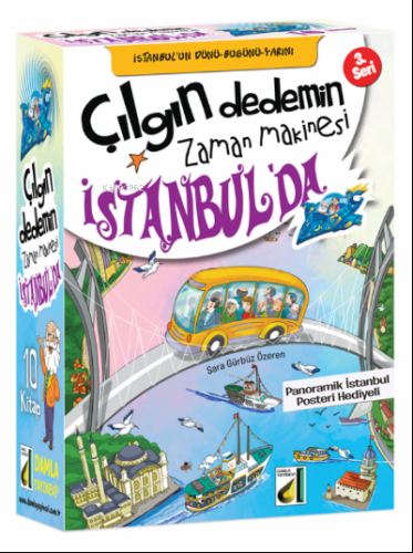 Çılgın Dedemin Zaman Makinesi İstanbul'da (10 Kitap Takım) | Sara Gürb