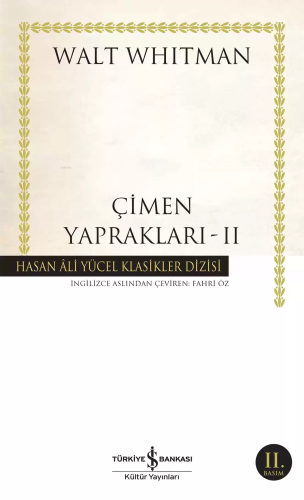 Çimen Yaprakları - II | Walt Whitman | Türkiye İş Bankası Kültür Yayın