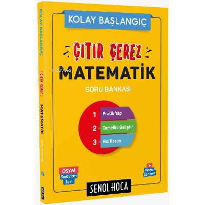 Çıtır Çerez Matematik Soru Bankası | Şenol Hoca | Şenol Hoca Yayınları