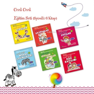 Cıvıl Cıvıl Eğitim Seti (6 Kitap Takım) | Elif Çubuk | Eğiten Kitap