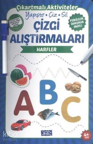 Çizgi Alıştırmaları - Harfler; Yapıştır - Çiz - Sil | Ülkü Unsu | Parı