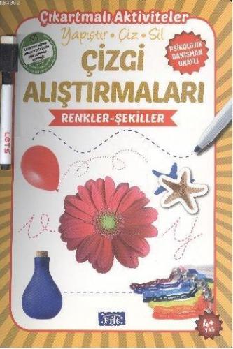 Çizgi Alıştırmaları - Renkler Şekiller; Yapıştır - Çiz - Sil | Ülkü Un