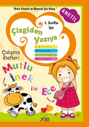 Çizgiden Yazıya Çalışma Defteri-Dik Temel Harflerle | Kolektif | Yuva 