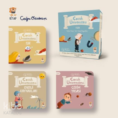 Çocuk Üniversitesi fizik Set;(3 kitap) | Çağrı Odabaşı | Sincap Kitap