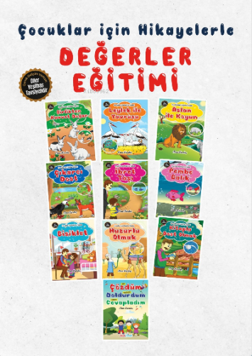 Çocuklar İçin Değerler Eğitimi (10 Kitap Set) | Cuma Karakoç | Aksa Ço