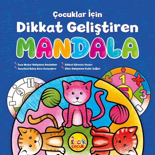 Çocuklar İçin Dikkat Geliştiren Mandala | Kolektif | Bcrk Çocuk Yayınl