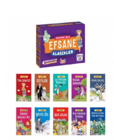 Çocuklar İçin Efsane Klasikler – (10 Kitap+Soru Kitapçığı) | Tuba Öztü