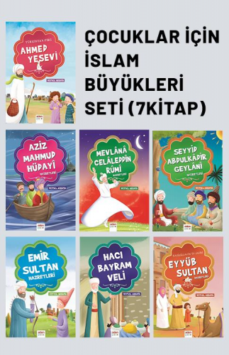 Çocuklar İçin İslam Büyükleri Seti (7 Kitap) | Veysel Akkaya | Çelik Y