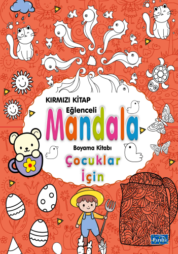 Çocuklar İçin Mandala Kırmızı | Alka Graphic | Parıltı Yayıncılık