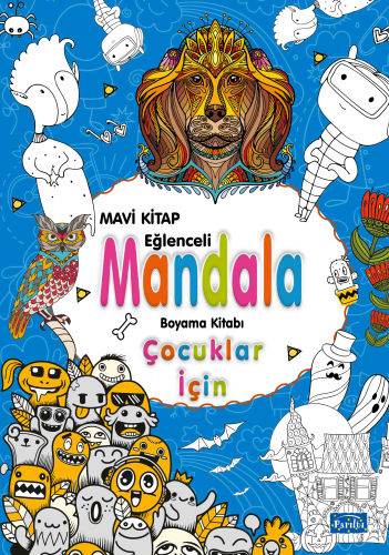 Çocuklar İçin Mandala - Mavi | Alka Graphic | Parıltı Yayıncılık