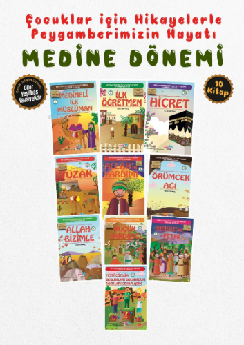 Çocuklar İçin Medine Dönemi Seti (10 Kitap Takım) | Kolektif | Aksa Ço