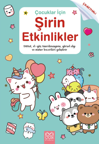 Çocuklar için Şirin Etkinlikler - Çıkartmalı | Valentina Figus | 1001 