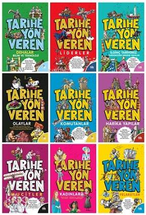 Çoçuklar İçin - Tarihe Yön Verenler (9 Kitap) | Serdar Kayıhan | Halk 