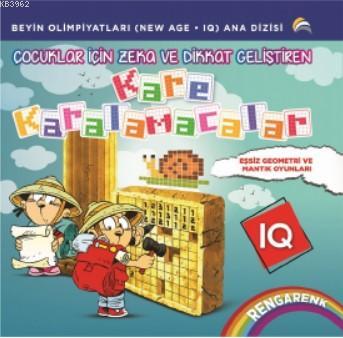 Çocuklar İçin Zeka ve Dikkat Geliştiren Kare Karalamacalar | Bahar Çel