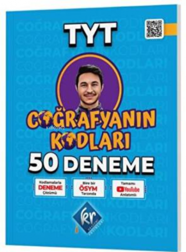 Coğrafyanın Kodları TYT Coğrafya Çözümlü 50 Deneme | Kolektif | KR Aka