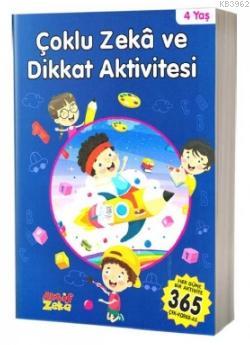 Çoklu Zeka ve Dikkat Aktivitesi 4 Yaş - Mavi Kitap | Kolektif | Aktif 