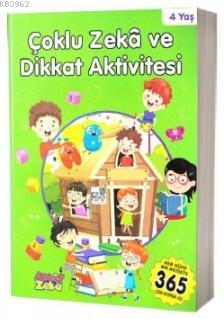 Çoklu Zeka ve Dikkat Aktivitesi 4 Yaş - Yeşil Kitap | Kolektif | Aktif