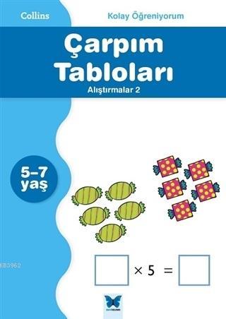 Collins kolay Öğreniyorum - Çarpım Tabloları Alıştırmalar 2 (5-7 Yaş);