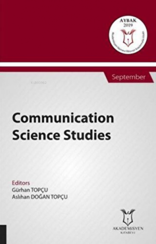 Communication Science Studies;(Aybak 2019 Eylül) | Aslıhan Doğan Topçu