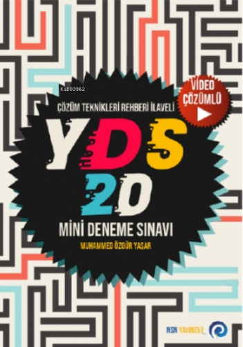 Çözüm Teknikleri Rehberi İlaveli YDS 20 Mini Deneme Sınavı | Muhammed 