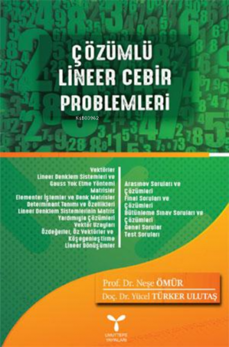 Çözümlü Lineer Cebir Problemleri | Neşe Ömür | Umuttepe Yayınları