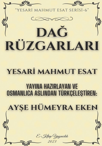 Dağ Rüzgarları | Yesari Mahmut Esat | E-Kitap Yayıncılık