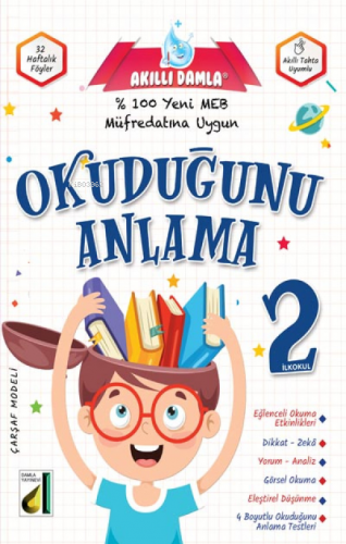 Damla Eğitim Akıllı Damla Okuduğunu Anlama - 2 | Abdullah Coşkun | Dam