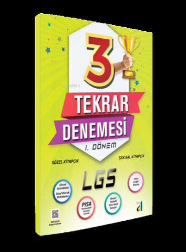 Damla Eğitim LGS 3’lü Tekrar Denemesi / 1. Dönem | Kolektif | Damla Ya