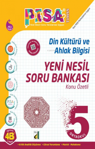 Damla Eğitim Pisa Yeni Nesil Din Kültürü ve Ahlâk Bilgisi Soru Bankası