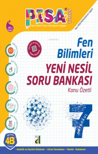 Damla Eğitim Pisa Yeni Nesil Fen Bilimleri Soru Bankası - 7 | Abdurrah