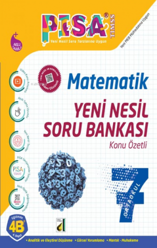 Damla Eğitim Pisa Yeni Nesil Matematik Soru Bankası - 7 | Abdullah Şah