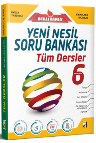 Damla Eğitim Yeni Nesil Tüm Dersler Soru Bankası 6. Sınıf | Kolektif |