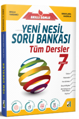 Damla Eğitim Yeni Nesil Tüm Dersler Soru Bankası 7. Sınıf | Kolektif |